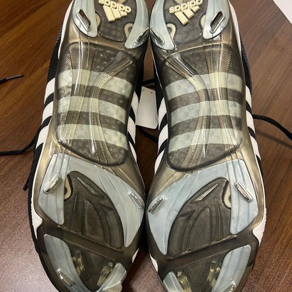 Adidas Excelsior 5 Low-Cut Baseball Cleats Black/White- 11 1/2M